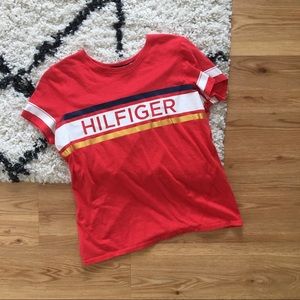 Tommy Hilfiger Sport Red, Gold and Blue Shirt